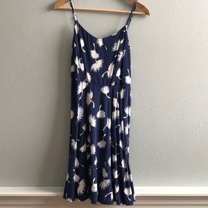 blue floral sundress
